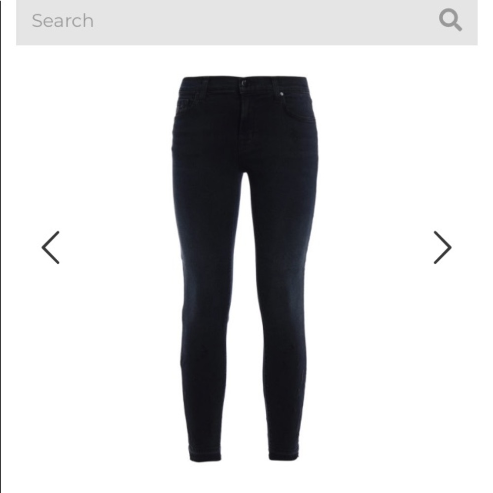 J. Brand Mid-Rise Black Skinny Jean